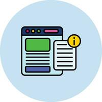 Squeeze Page Vector Icon