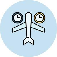 Jet Lag Vector Icon