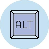 alt texto vector icono