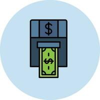 Cash Withdrawal Vector Icon