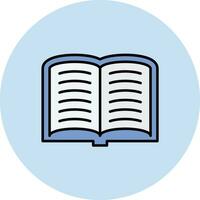 Open Book Vector Icon