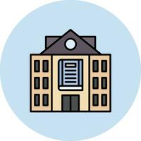Library Building Vector Icon