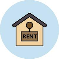 Rent House Vector Icon