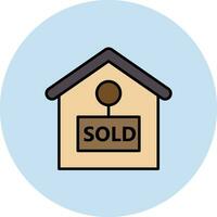 Property Sold Vector Icon