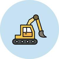 Excavator Vector Icon