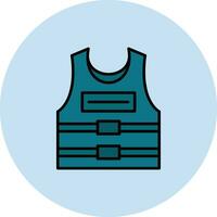 Bullet Proof Vest Vector Icon