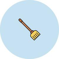 Broom Cleaning Vector Icon