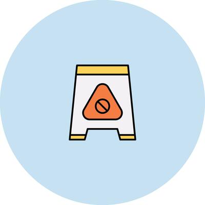 Slippery Flour Vector Icon