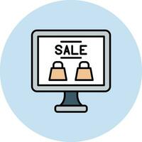 Online Sale Vector Icon