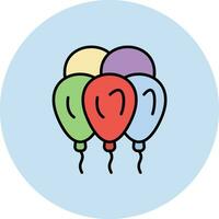 Ballons Vector Icon