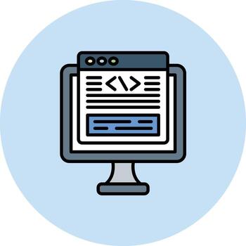 Coding Vector Icon