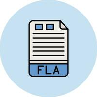 fla vector icono