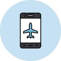 Mobile Airplane Mode Vector Icon