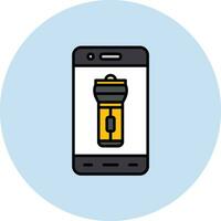 Mobile Torch Vector Icon