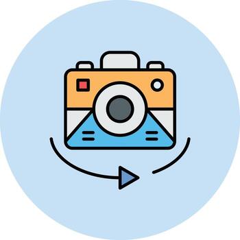 Vr Camera Vector Icon