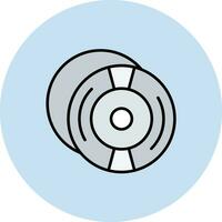 Compact Disk Vector Icon