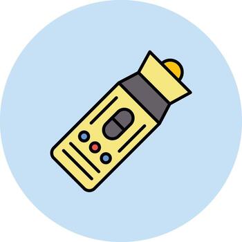 Flashlight Vector Icon