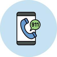 Emergency Call Vector Icon