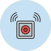 Emergency Button Vector Icon