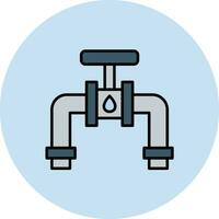 Water Pipe Vector Icon