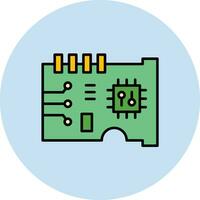 circuito vector icono