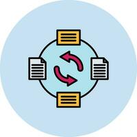 Data Exchange Vector Icon