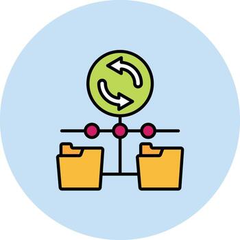 Data Refresh Vector Icon