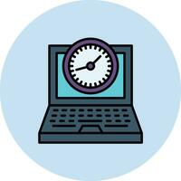Working Time Vector Icon