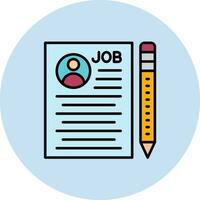 Job Description Vector Icon