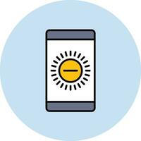 Brightness Low Vector Icon