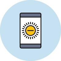 Brightness Low Vector Icon