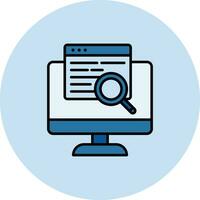 Online Search Vector Icon