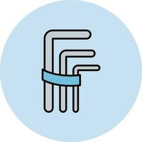 Hex Key Vector Icon