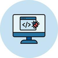 Website Bug Vector Icon