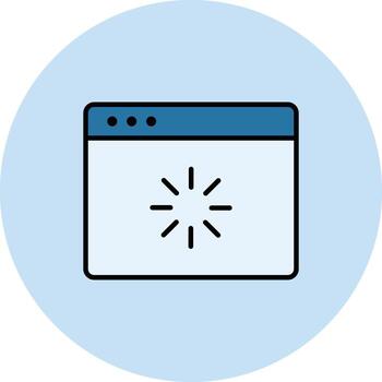 Web Loading Vector Icon