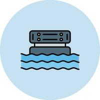 Data Lake Vector Icon