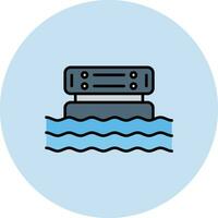 Data Lake Vector Icon