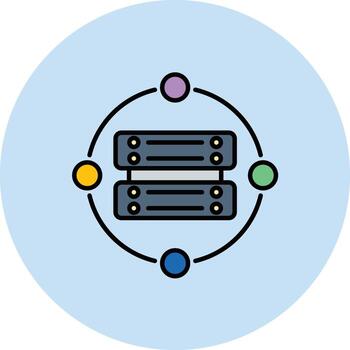 Data Processing Vector Icon