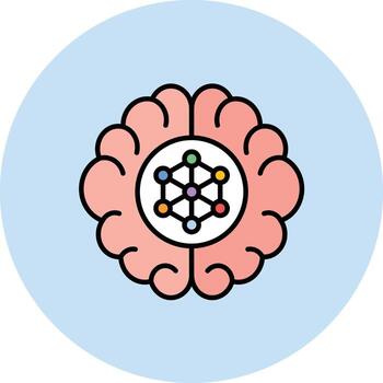 Machine Learning Vector Icon