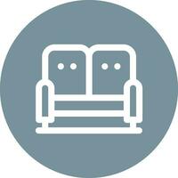 Cinema Sofa Vector Icon