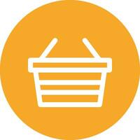 Shopping Basket Vector Icon