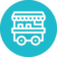 Food Cart Vector Icon