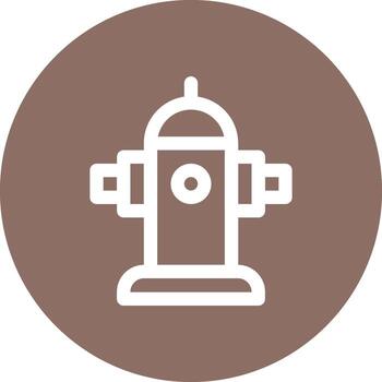 icono de vector de hidrante