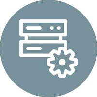 Database Settings Vector Icon