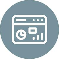 Website Dashboard Vector Icon