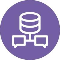 Database Chat Vector Icon