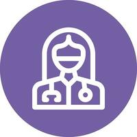 Female Dentist Vector Icon