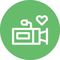 icono de vector de cámara de vídeo