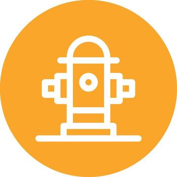 icono de vector de hidrante