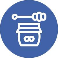 Honey Jar Vector Icon